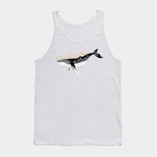 Floral Whale Tank Top